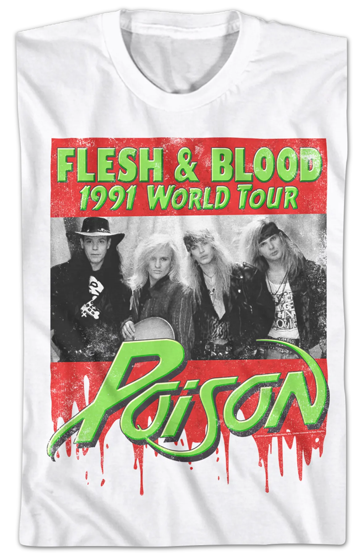 1991 World Tour Poison T-Shirt