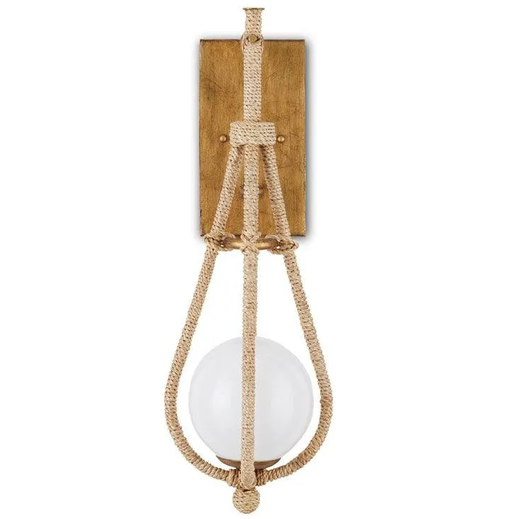 Abaca Rope Passageway Wall Sconce