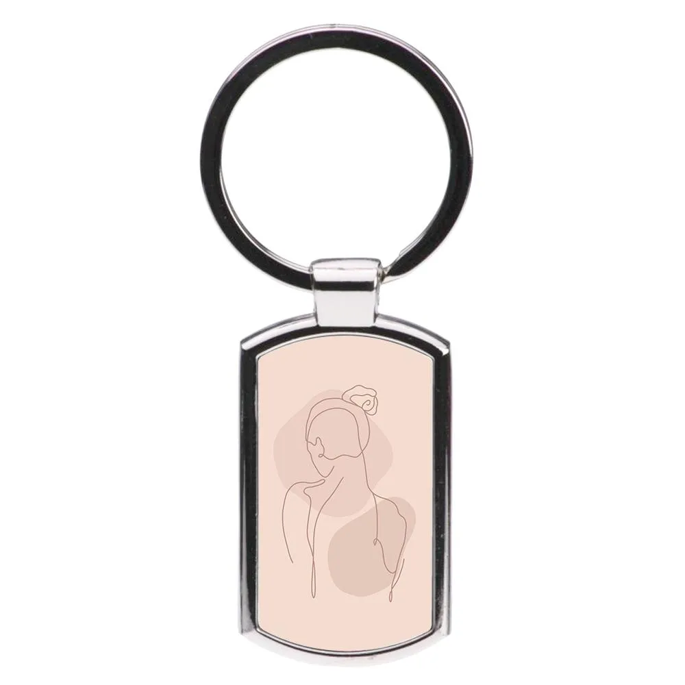 Abstract Patter VI Luxury Keyring