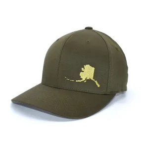 Alaska State Outline FlexFit Hat