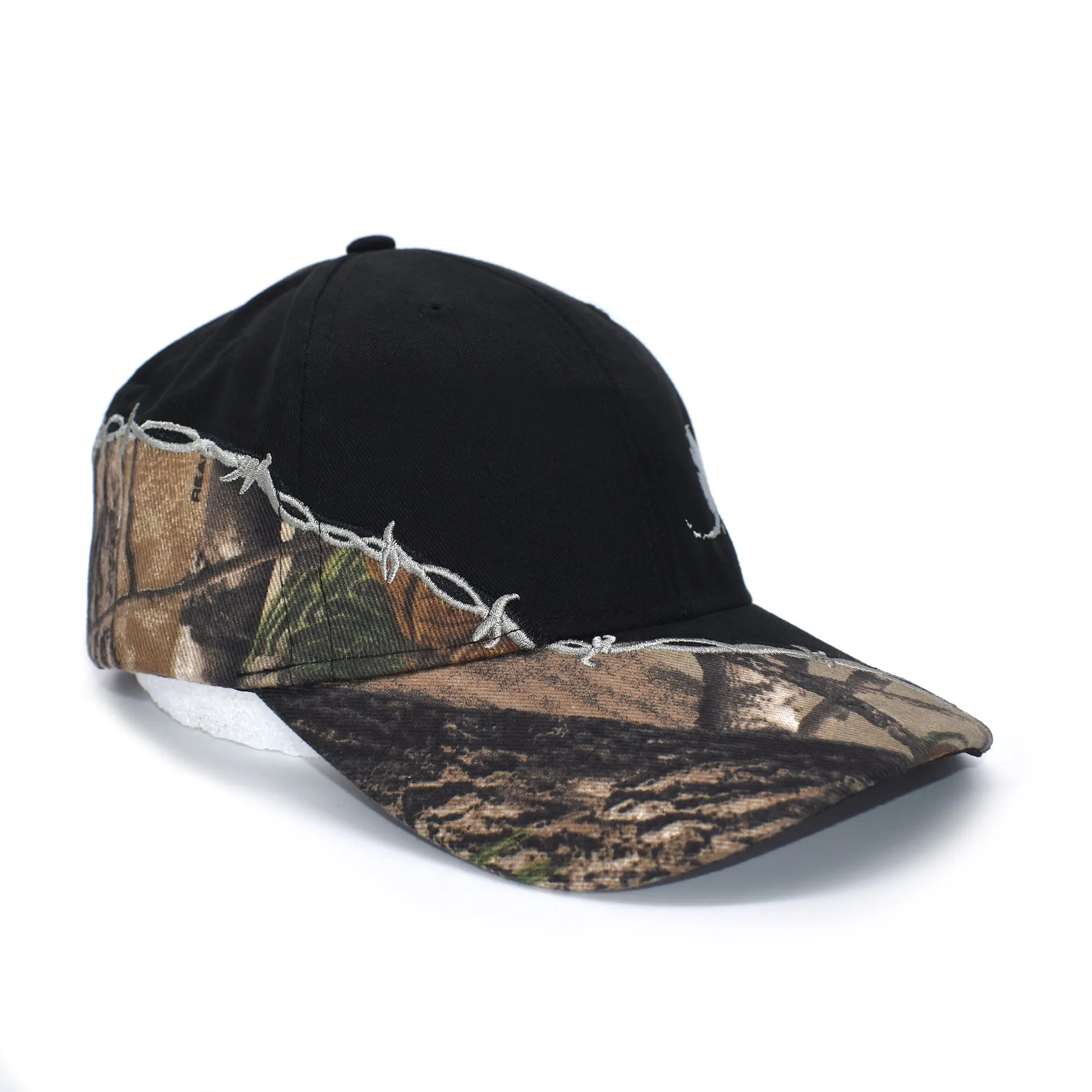 Alaska State Outline Hat - Barbed Wire Camo