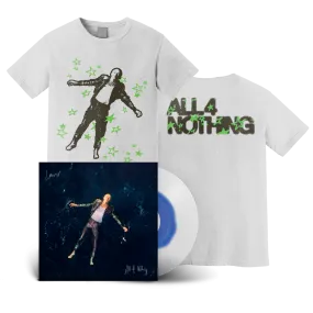 All 4 Nothing / White T-Shirt & Vinyl LP Bundle