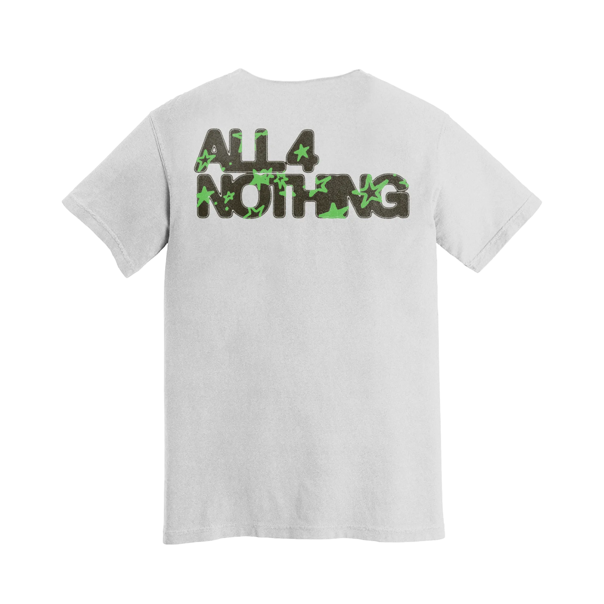 All 4 Nothing / White T-Shirt & Vinyl LP Bundle