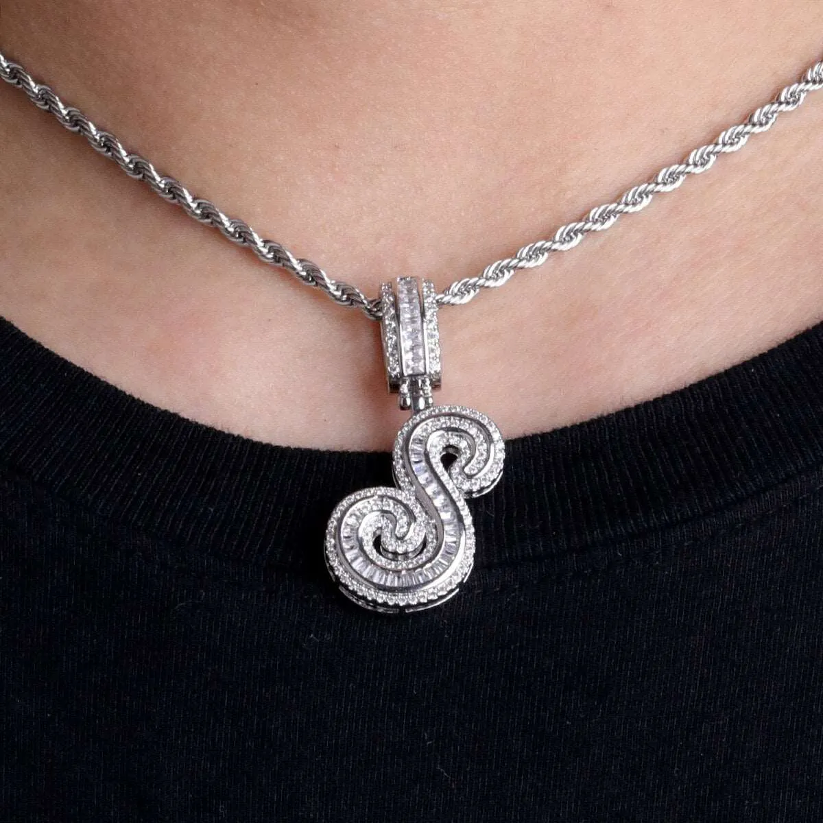 Allegra Cz Initial Necklace