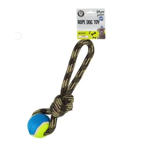 Army Rope Toy w/ Ball, 29cm