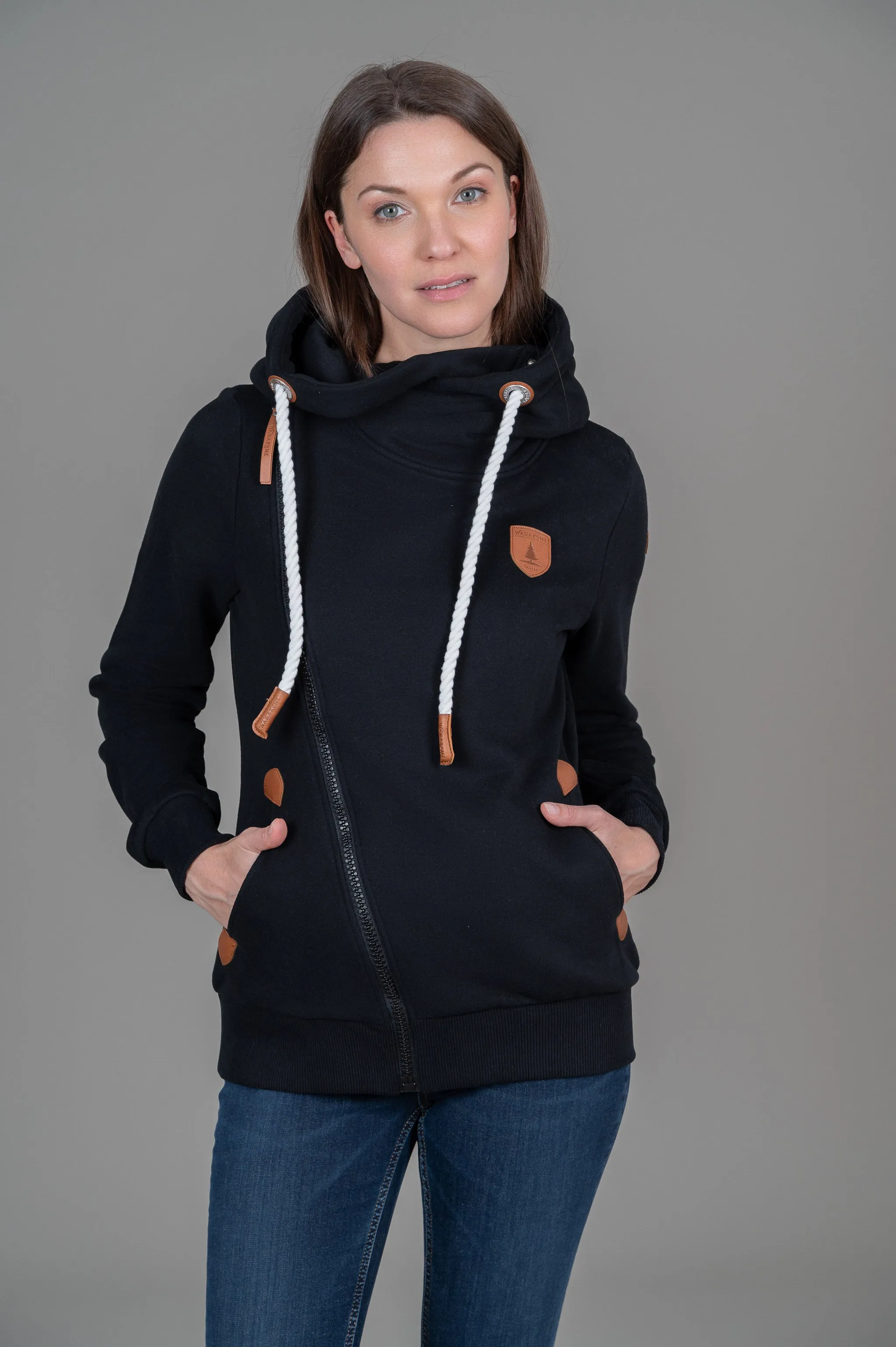 Athena Black Hoodie