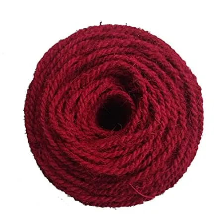 Big spool of natural red coir rope