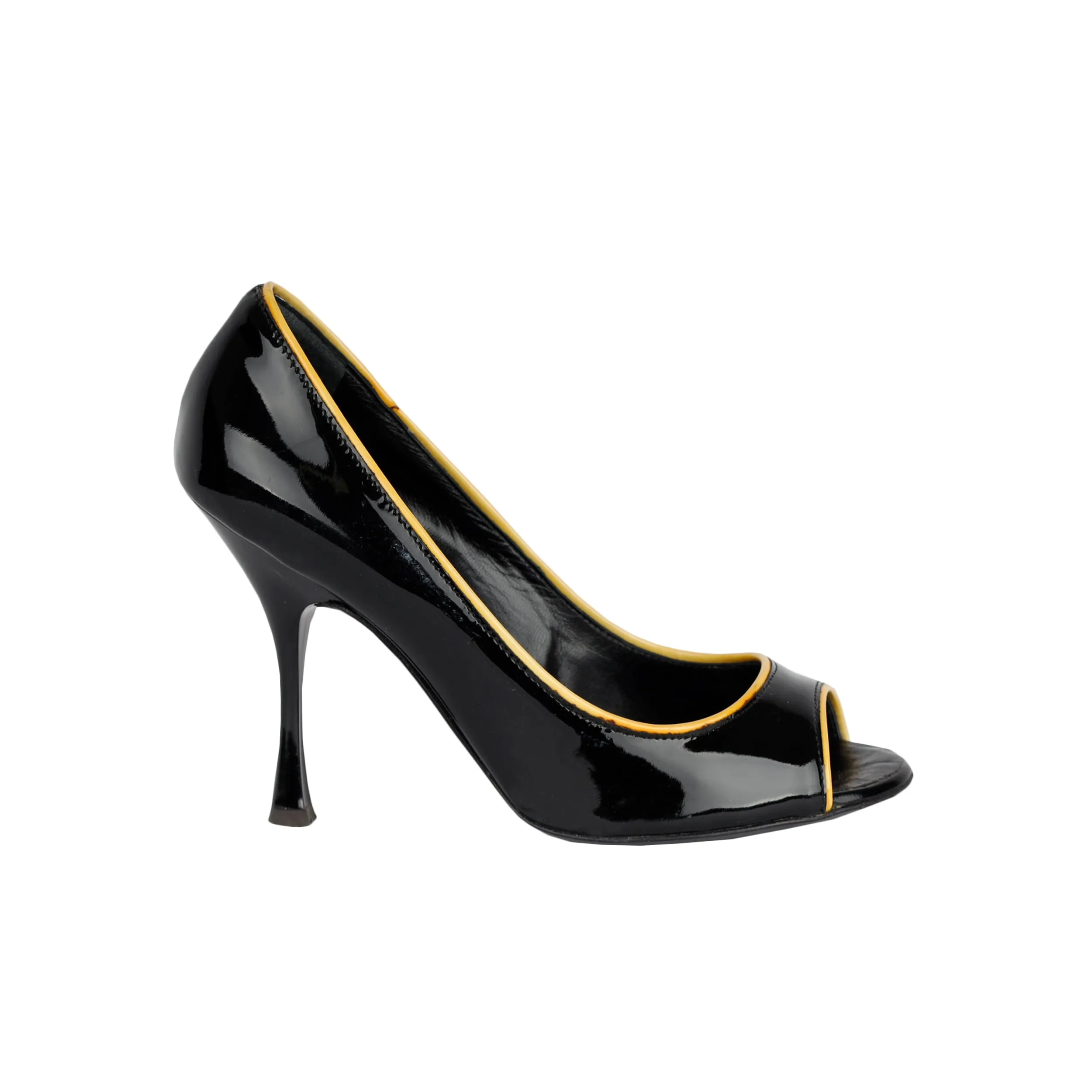 Blumarine Patent Leather Peep Toe - '00s