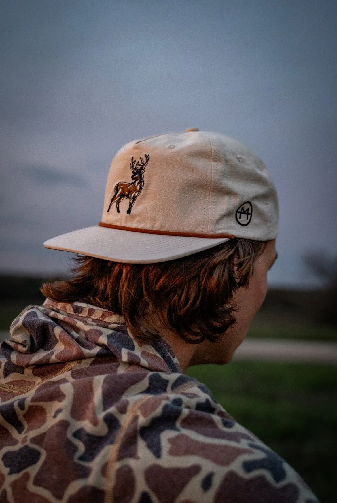 Deer Mullet Rope Hat - Cream/Brown