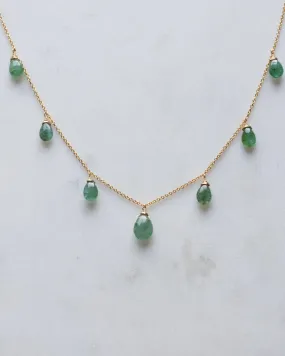 Gorgeous Emerald princess necklace