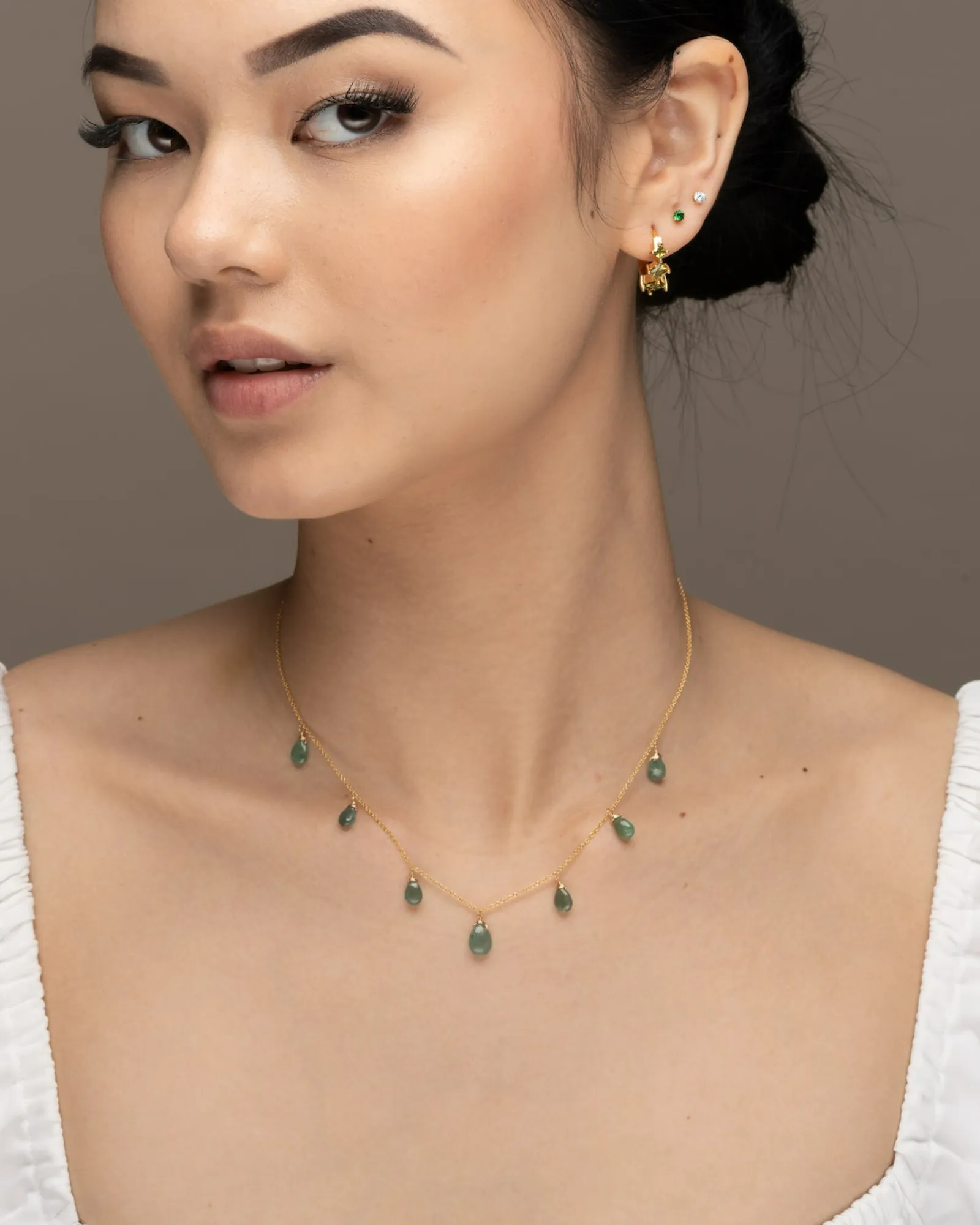 Gorgeous Emerald princess necklace