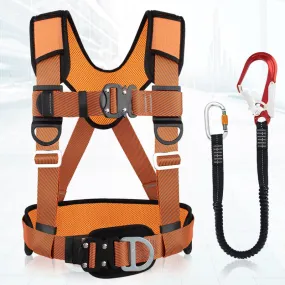 High-altitude Construction Work Half Body Anti-fall Safety Belt Set