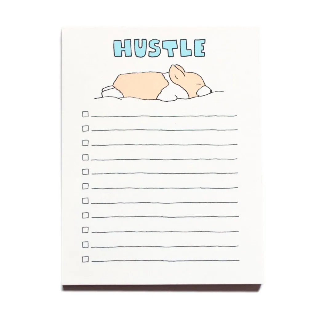 Hustle Checklist Notepad