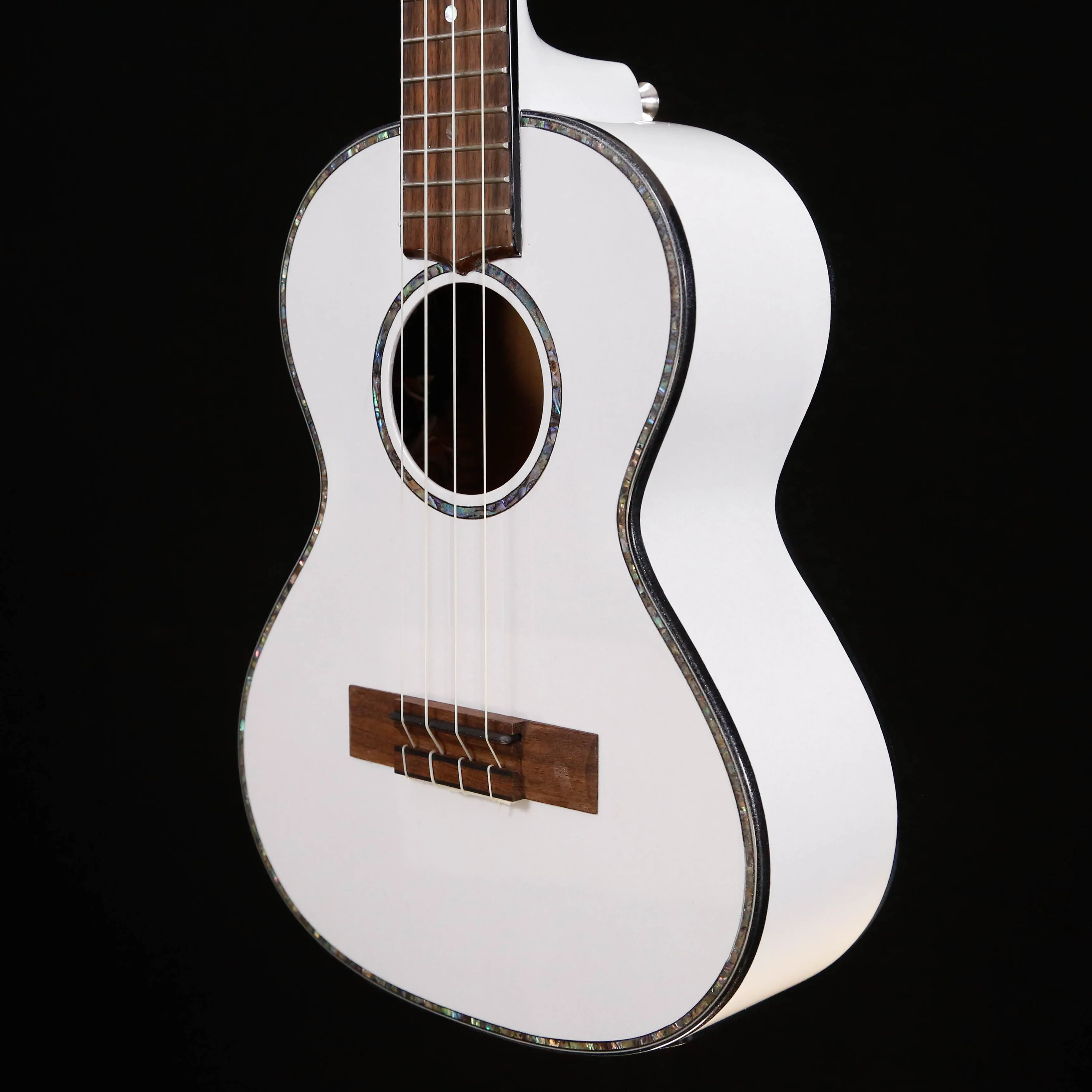 Lanikai Julia Michaels Signature Tenor Ukulele, Electric White