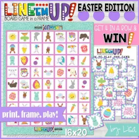 LINE 'Em UP! {Easter} PRINTABLE Game