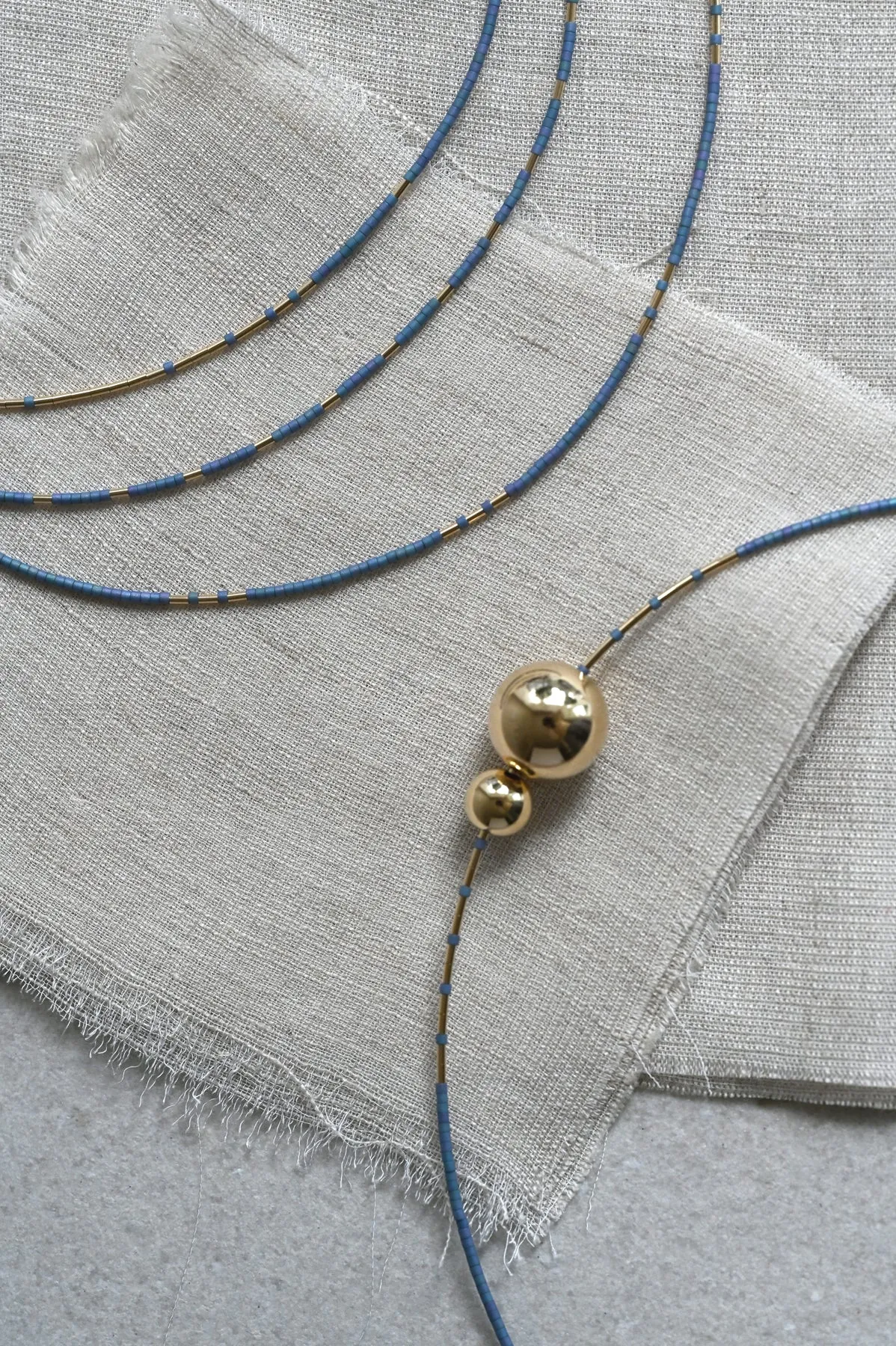 Mimas Necklace, Indigo