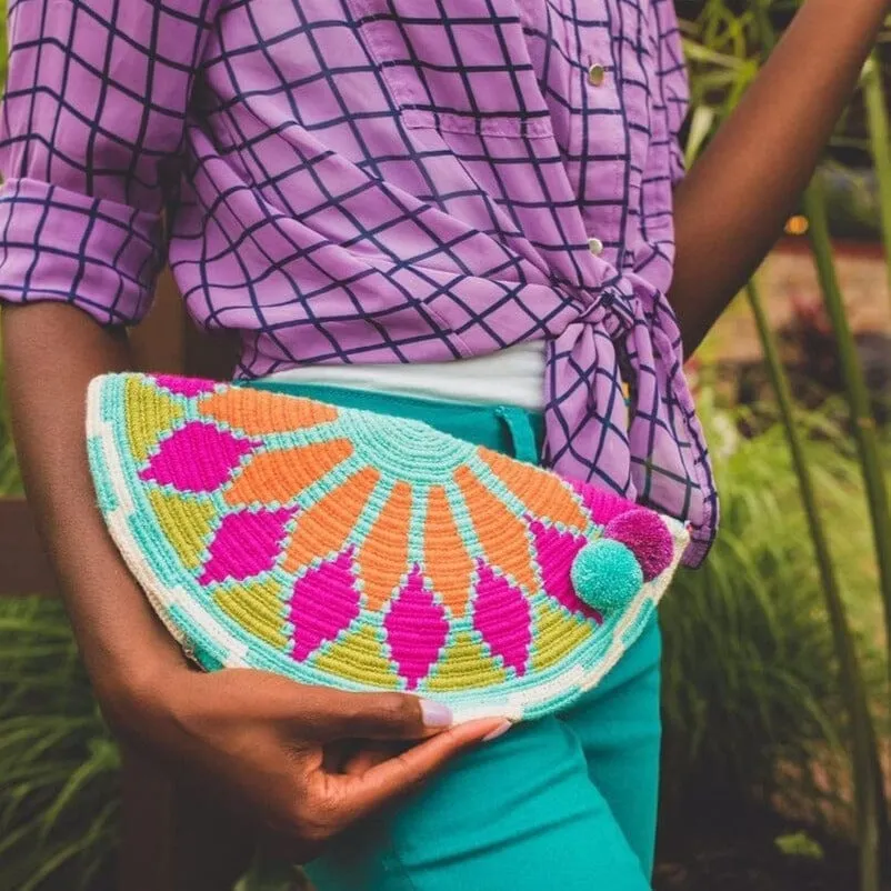 Neon Moon Clutch Bags for summer