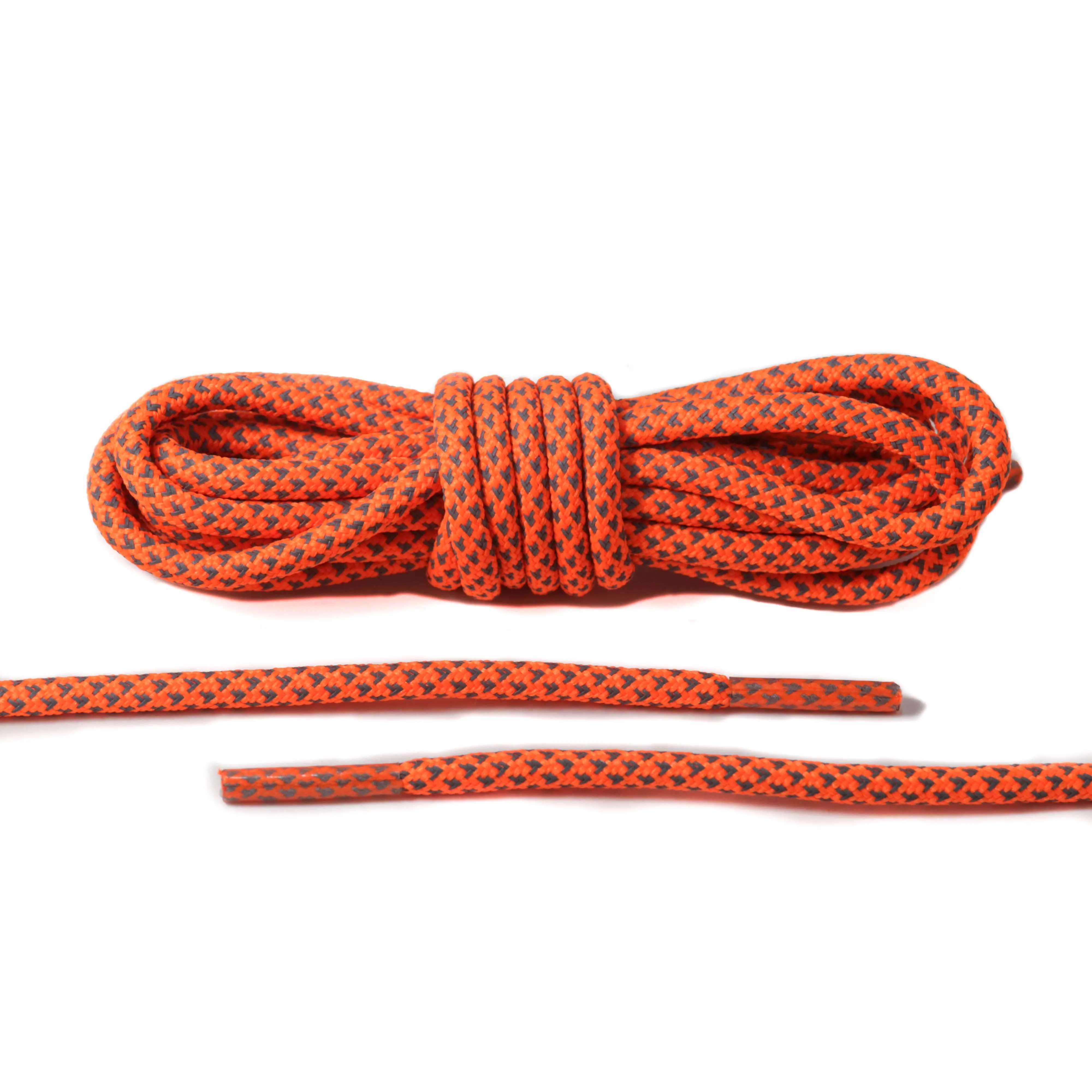 Neon Orange Reflective Rope Laces 2.0