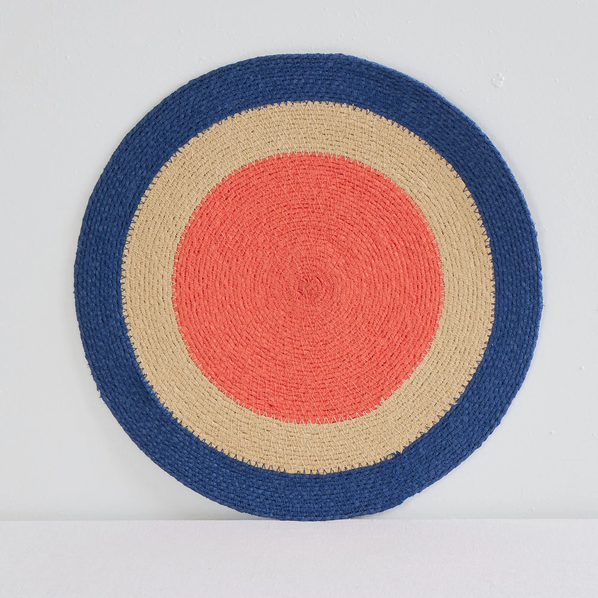 Petra Placemat - Blue/Coral