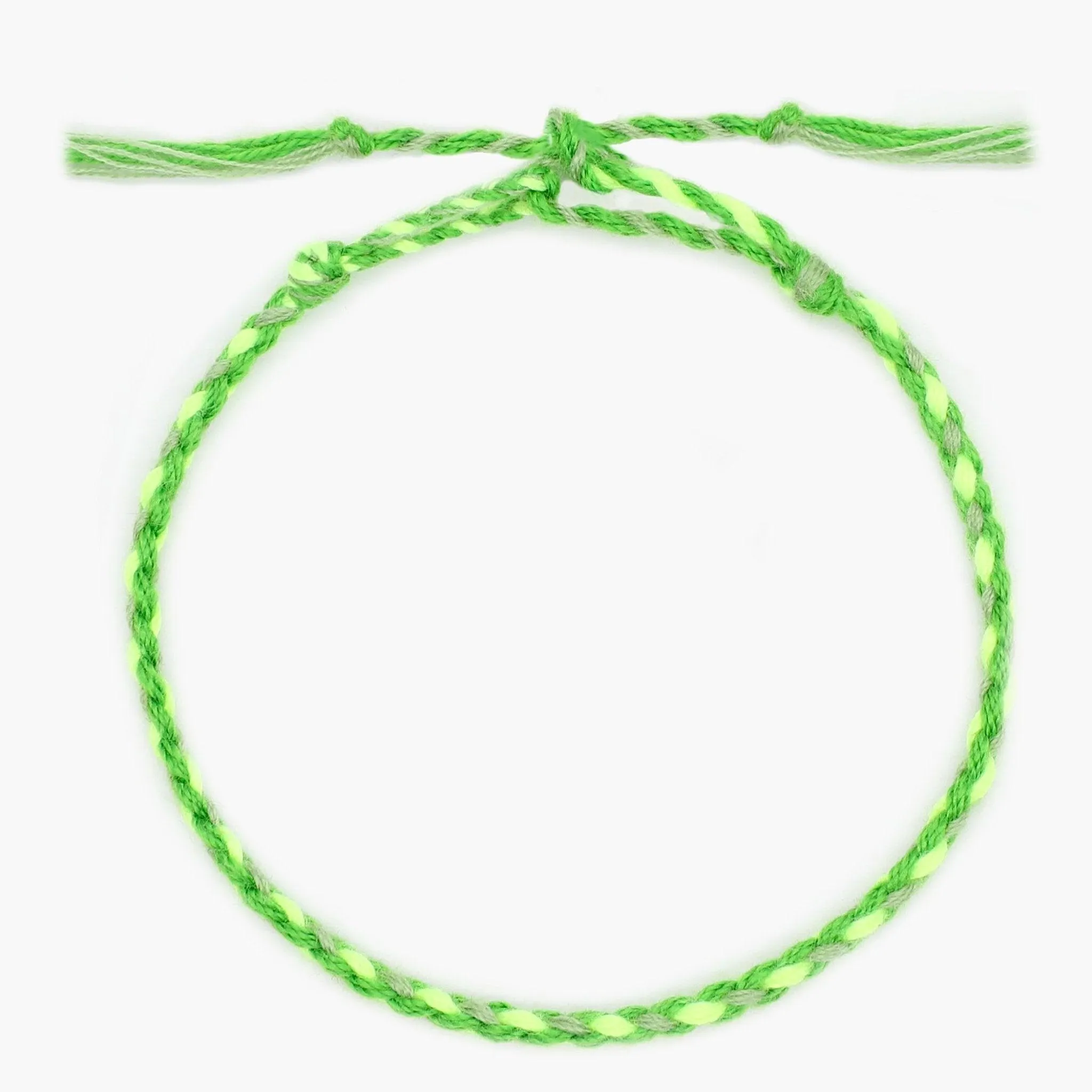 Pranayama Cotton Bracelet (Green)