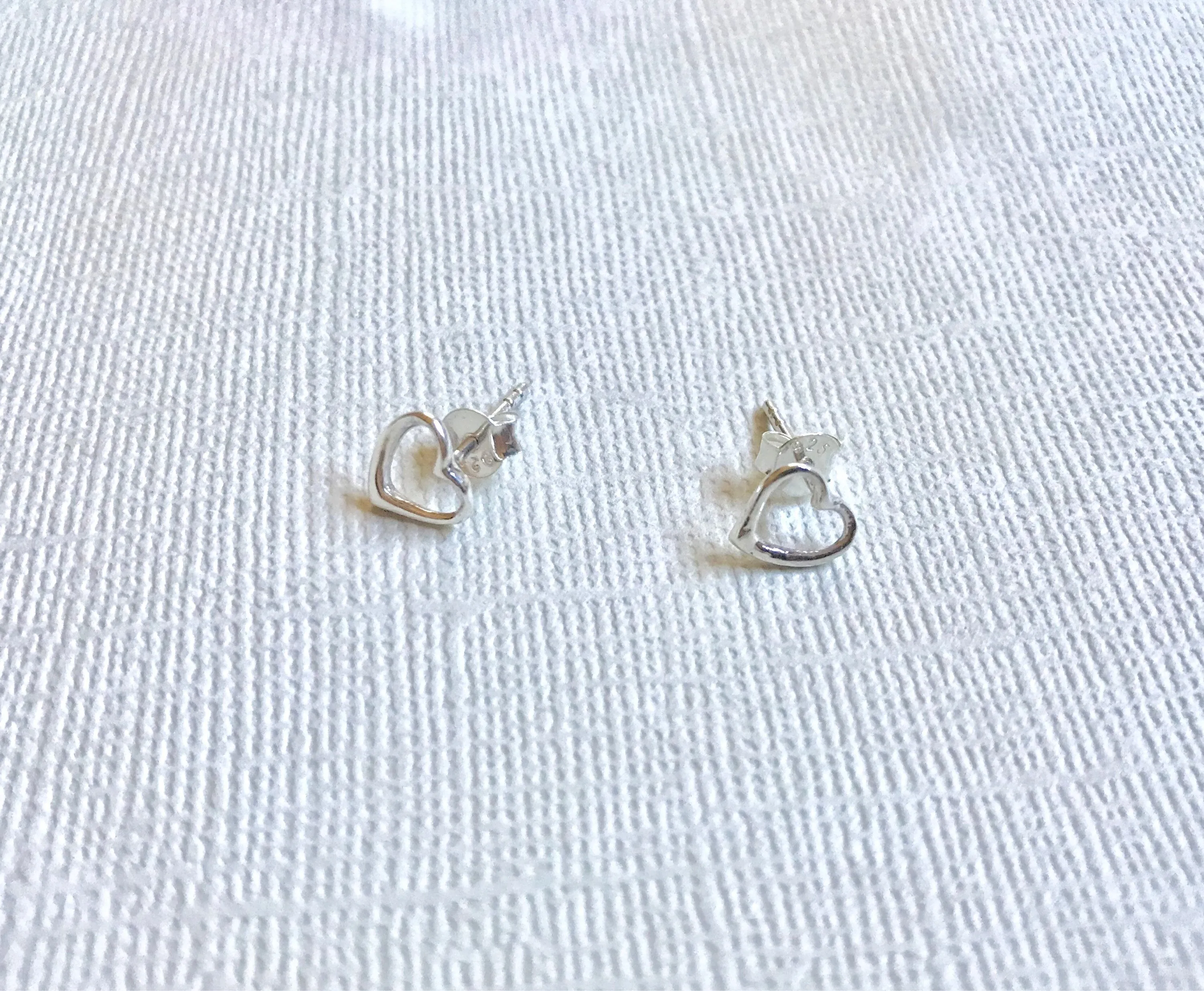 Sterling Silver Heart Earrings