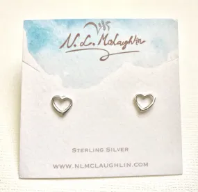 Sterling Silver Heart Earrings